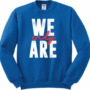 New 25-26 Blue Crewneck Sweatshirt